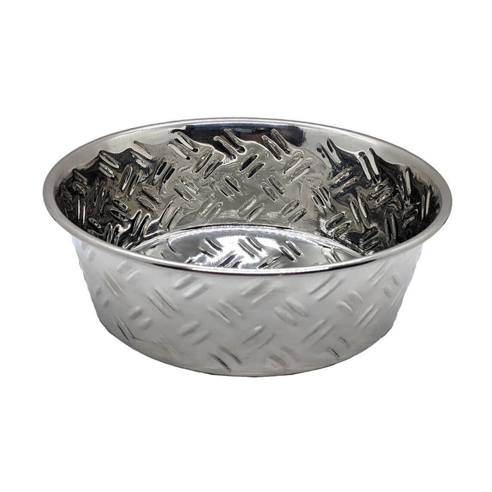 Spot CrissCross Stainless Steel NoSkid Dog Bowl 1ea/96 oz