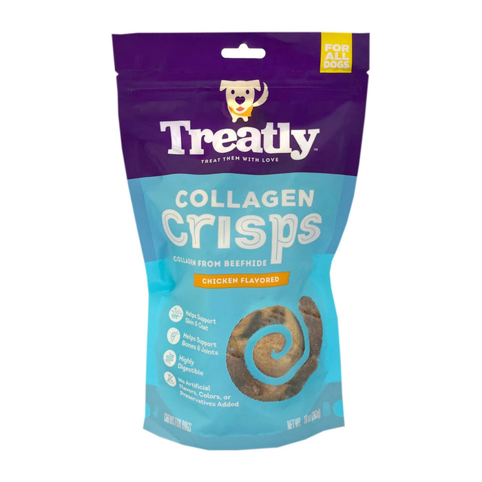 Treatly Collagen Crisps Dog Treats Chicken, 1ea/10oz.