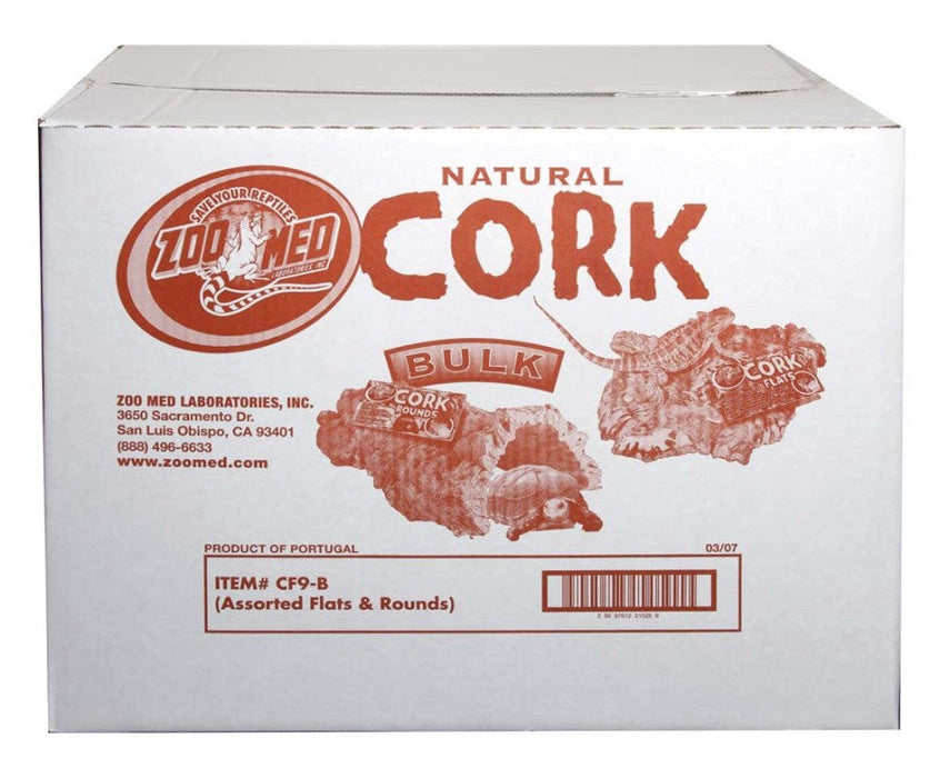 Zoo Med Natural Cork Bark Round Brown 1ea/15 lb