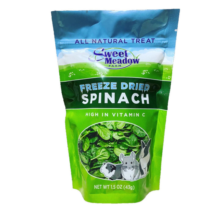 Sweet Meadow Farm Freeze Dried Spinach All Natural Small Animal Treat 1ea/1.5oz.