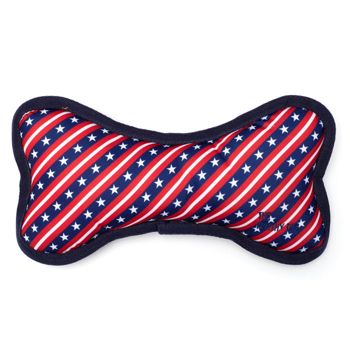 The Worthy Dog Bone Star Stripe Small