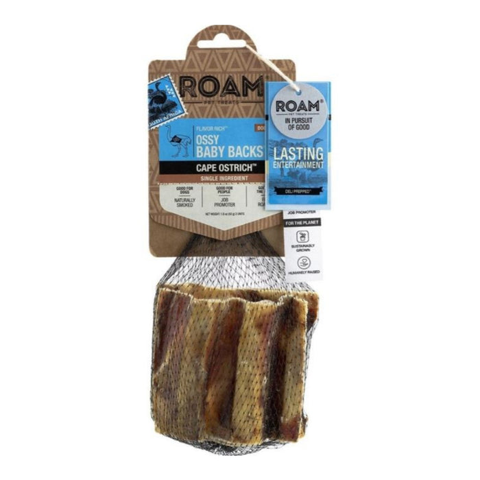 Roam Flavor Rich Ossy Baby Backs Ostrich 2 Pk