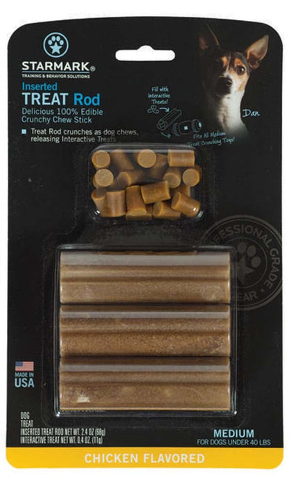 Starmark Inserted Dog Treat Rod Chicken USA 1ea/MD