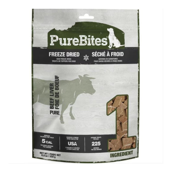 Purebites Freeze Dried Dog Treats Beef Liver 8.8oz.