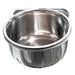 A and E Cages Coop Cup with Ring and Bolt Stainless Steel 5oz - Petsplace.store