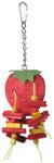 A and E Cages Happy Beaks Strawberry Bird Toy SM - Petsplace.store