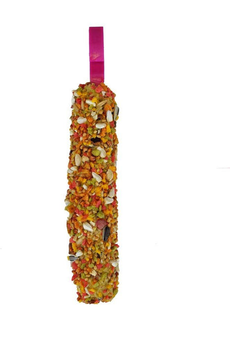 A and E Cages Smakers Snack Fruit Treat Stick Display for Cockatiels 12 Count - Petsplace.store