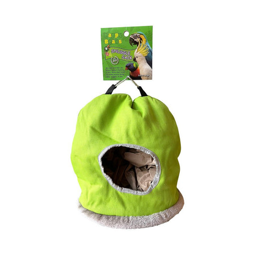 A & E Cages Happy Beaks Snuggle Sack Bird Hut Assorted 1ea/XL - Petsplace.store