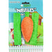 A &E Cages Nibbles Small Animal Loofah Chew Toy Carrot Celery; 1ea - Petsplace.store