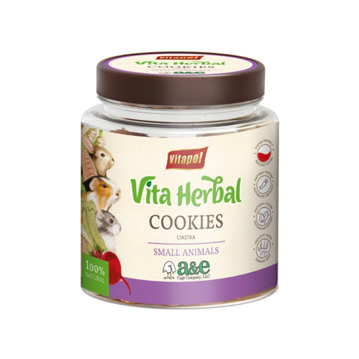 A & E Cages Vitapol Vita Herbal Small Animal Cookies 1ea/240 g - Petsplace.store