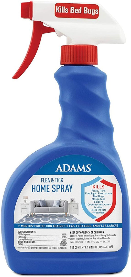 Adams Flea & Tick Home Spray 1ea/24oz. - Petsplace.store