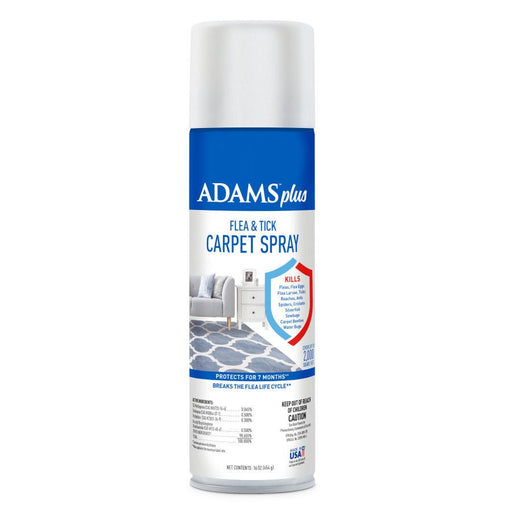 Adams Plus Flea & Tick Carpet Spray, For Indoor Use 1ea/16oz. - Petsplace.store