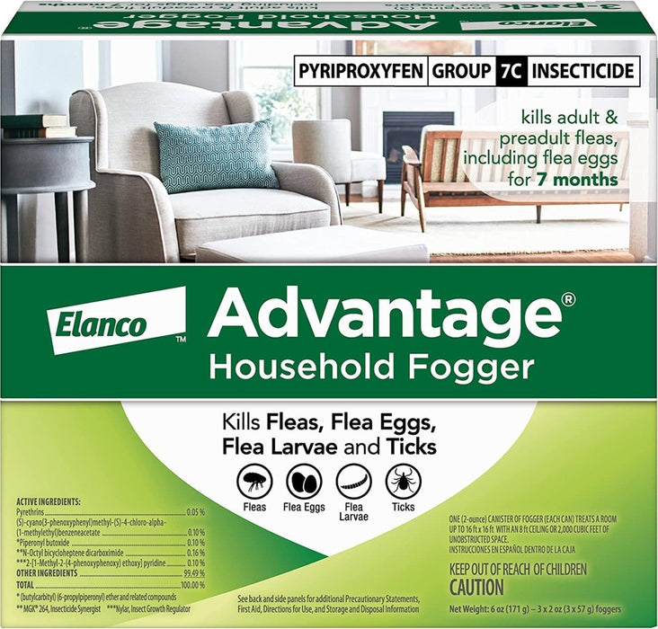 Advantage Household Fogger (3X2oz.) - Petsplace.store