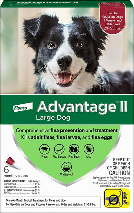 Advantage Ii Dog Large Red 6 - Pack - Petsplace.store