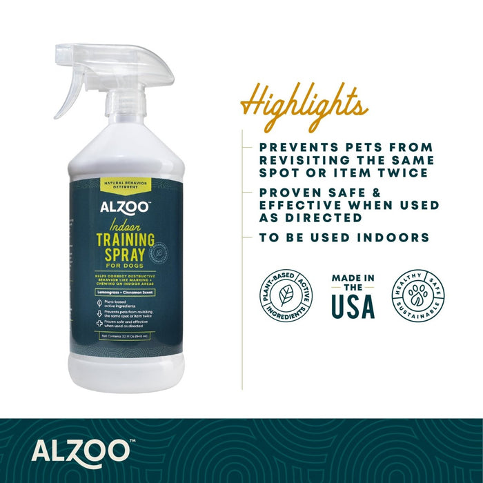 Alzoo Indoor Training Spray 32oz. - Petsplace.store