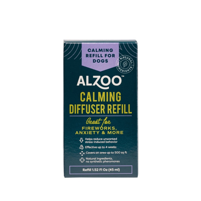 Alzoo Plant - Based Calming Diffuser Refill Dog 1.52oz. - Petsplace.store