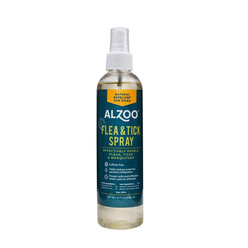 Alzoo Plant Based Flea & Tick Spray 8oz. - Petsplace.store