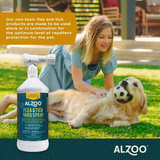 Alzoo Plant - Based Yard Spray 32oz. - Petsplace.store