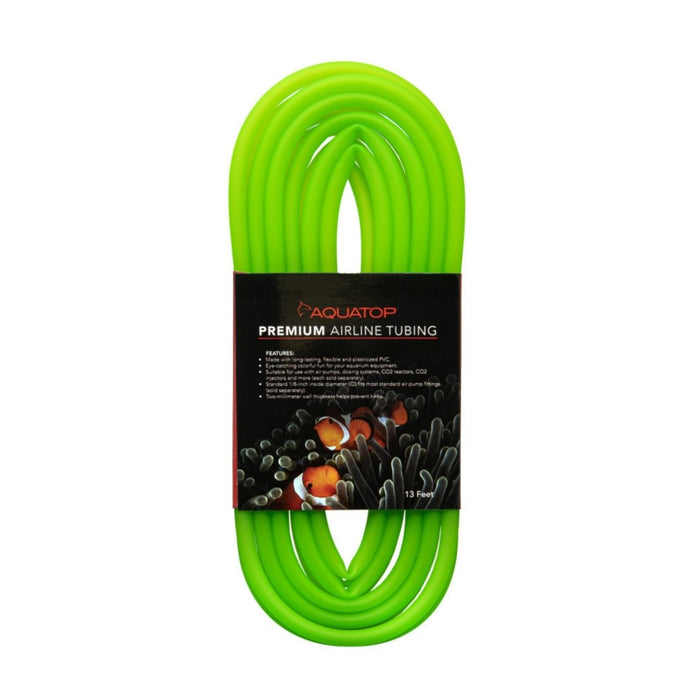 Aquatop Airline Tubing Neon Green, 1ea/13 ft - Petsplace.store