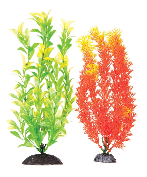 Aquatop Aquarium Plants Orange, Green 1ea/10 in, 2 pk - Petsplace.store