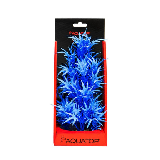 Aquatop Aquatop Vibrant Fluorescent Cannabis Plant Blue, 1ea/10 in - Petsplace.store