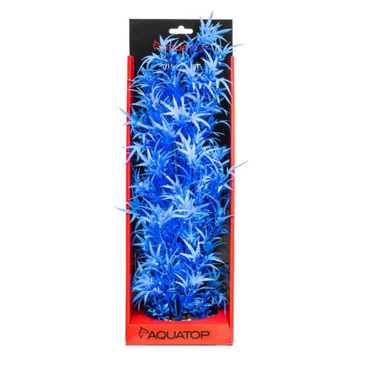 Aquatop Aquatop Vibrant Fluorescent Cannabis Plant Blue, 1ea/16 in - Petsplace.store