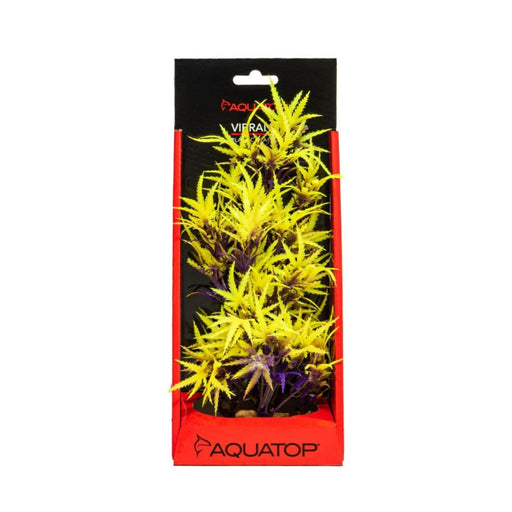 Aquatop Aquatop Vibrant Fluorescent Cannabis Plant Olive, 1ea/10 in - Petsplace.store