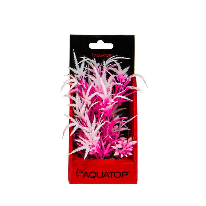 Aquatop Aquatop Vibrant Fluorescent Cannabis Plant Pink Frost, 1ea/6 in - Petsplace.store