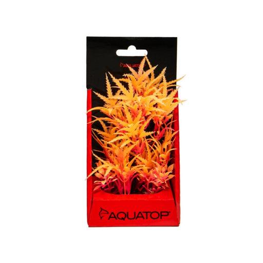 Aquatop Aquatop Vibrant Fluorescent Cannabis Plant Tangerine, 1ea/6 in - Petsplace.store