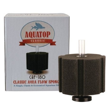 Aquatop Classic Aqua Flow CAF - 180 Internal Sponge Filter Black 1ea - Petsplace.store