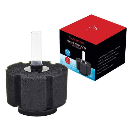 Aquatop Classic Aqua Flow CAF - 40 Internal Sponge Filter Black 1ea - Petsplace.store