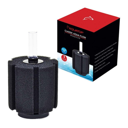 Aquatop Classic Aqua Flow CAF - 60 Internal Sponge Filter Black 1ea - Petsplace.store