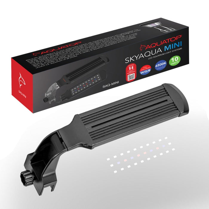 Aquatop SkyAqua Mini LED Aquarium Light 1ea/10 in - Petsplace.store