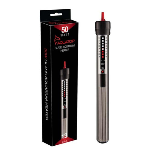 Aquatop Submersible Glass Aquarium Heater 1ea/50 W - Petsplace.store