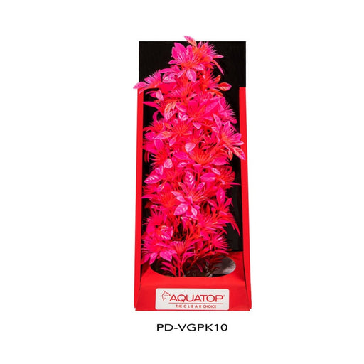 Aquatop Vibrant Garden Plant Pink 1ea/10 in - Petsplace.store