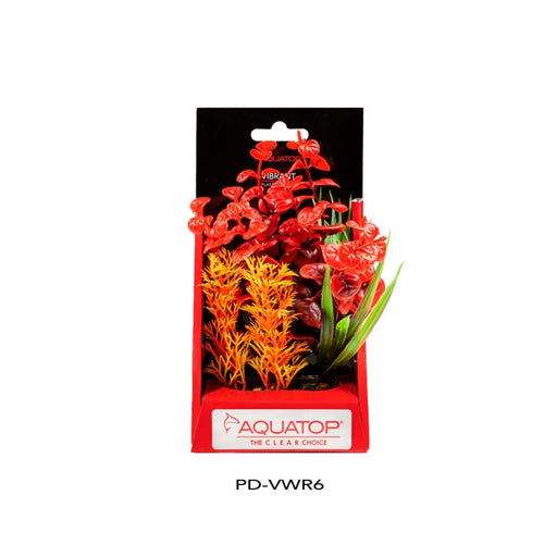 Aquatop Vibrant Wild Plant Red 1ea/6 in - Petsplace.store