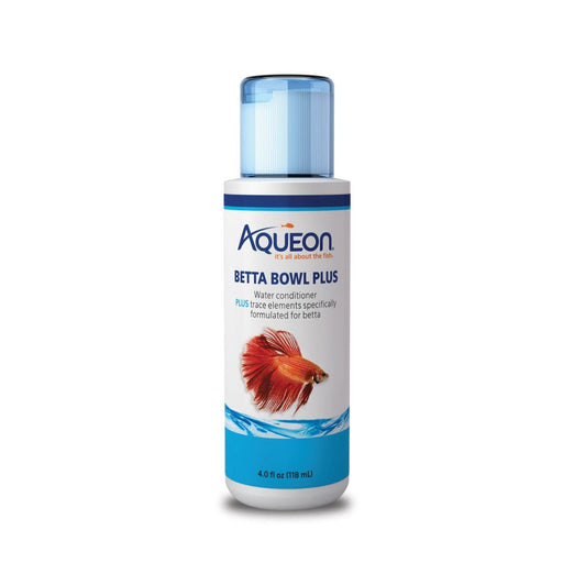 Aqueon Betta Bowl Plus Water Conditioner 1ea/4 oz - Petsplace.store