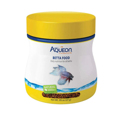 Aqueon Betta Fish Food Floating Pellet 1ea/.95 oz - Petsplace.store