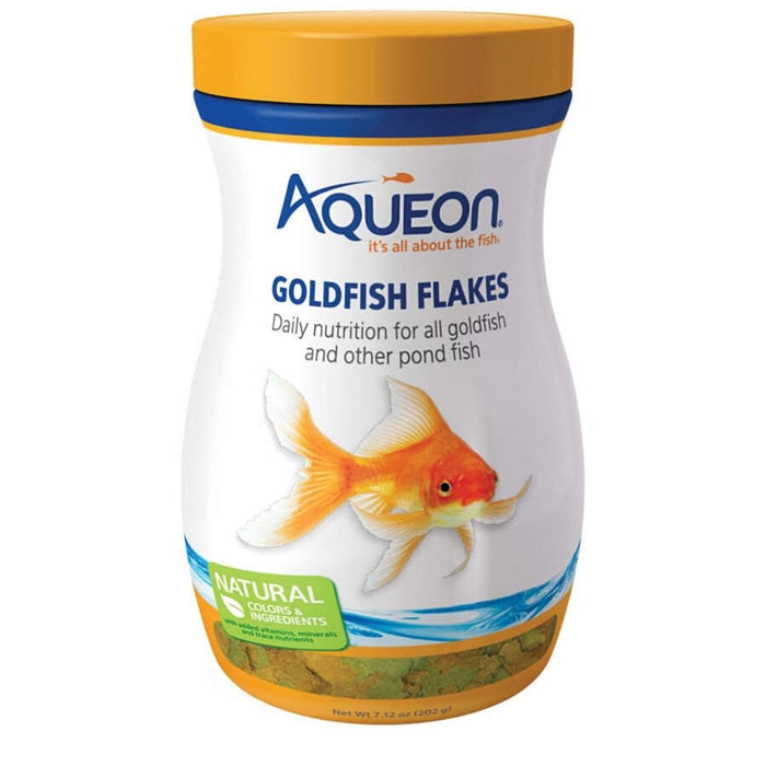 Aqueon Goldfish Flakes 1ea/7.12 oz - Petsplace.store