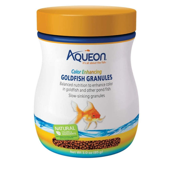 Aqueon Goldfish Granules Color Enhancing 1ea/3 oz - Petsplace.store