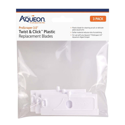 Aqueon ProScraper 3.0™ Twist & Click™ Plastic Replacement Blades 1ea/One Size - Petsplace.store