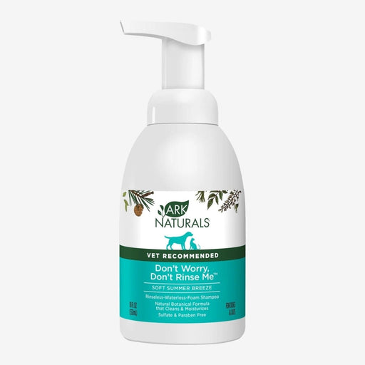 Ark Naturals DonT Worry DonT Rinse Me Waterless Dog And Cat Shampoo, 18oz. Bottle - Petsplace.store