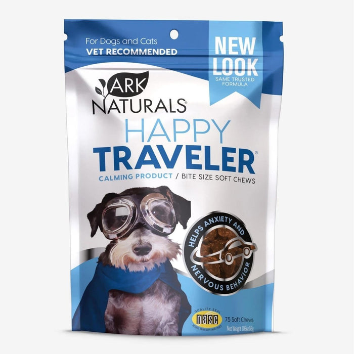 Ark Naturals Happy Traveler Dog And Cat Soft Chews; 75 Count - Petsplace.store