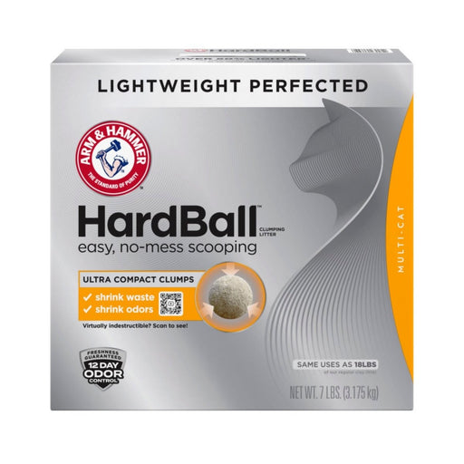 Arm & Hammer Hardball Lightweight Clumping Cat Litter 3ea/7 lb - Petsplace.store