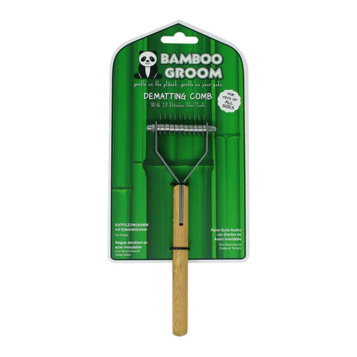 Bamboo Groom Dematting Comb - Petsplace.store