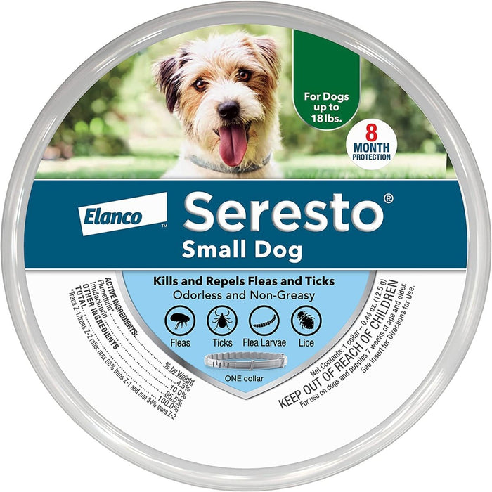 Bayer Dog Seresto Small 6 - 36lbs - 8 Month Collar (Case of 6) - Petsplace.store