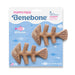 Benebone Puppy Pack Fishbone Dog Chew Toy Salmon, 1ea/XS|2 pk - Petsplace.store