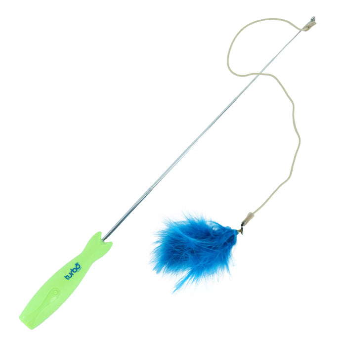 Bergan Turbo Telescoping Wand with LED Pointer Cat Toy - Petsplace.store