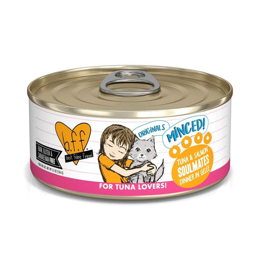 BFF Cat Originals Tuna and Salmon Soulmates Dinner in Gelee 5.5oz. (Case of 24) - Petsplace.store