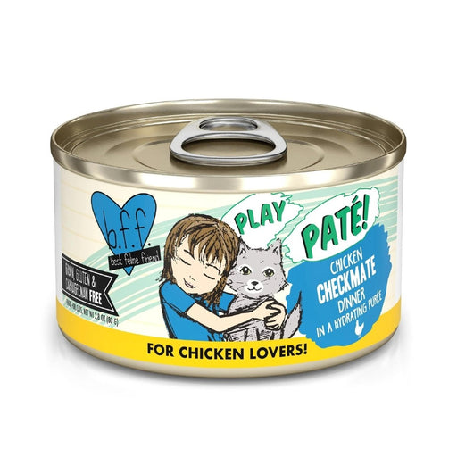 BFF Cat Play Chicken Checkmate Dinner 2.8oz. (Case of 12) - Petsplace.store